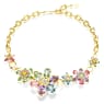 Collier Idyllia, Tailles variées, Fleur, Multicolore, Placage de ton or - Swarovski, 5709030