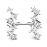 Anello aperto Galaxy, Diamanti creati in laboratorio 1,25 ct tw, Forme miste, Oro bianco 18 K - Swarovski, 5709118