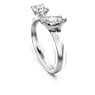 Galaxy open ring, Lab-grown diamonds 1 ct tw, Mixed shapes, 14K white gold - Swarovski, 5709156