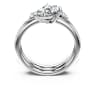 Galaxy ring, Set (2), Lab-grown diamonds 1.4 ct tw, Mixed shapes, 18K white gold - Swarovski, 5709162