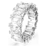 Matrix Vittore ring, Baguette cut, White, Rhodium plated - Swarovski, 5709275