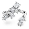 Galaxy 바이패스 링, 랩 그로운 다이아몬드 1.25ct tw, 믹스 쉐입, 18K 화이트 골드 - Swarovski, 5709350