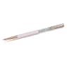Crystalline Silk ballpoint pen, Pink, Pink lacquered, Rose gold-tone plated - Swarovski, 5709614