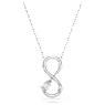 Eternity Anhänger, Im Labor gezüchtete Diamanten 0,2 ct tw, Tropfenform, Unendlichkeit, 18K Weißgold - Swarovski, 5709796