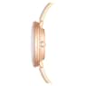 Crystalline Bangle óra, Svájci gyártmány, Fémszíj, Bézs, Rózsaarany árnyalatú felület - Swarovski, 5709814