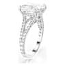 Stilla ring, Square cut, White, Silver-tone finish - Swarovski, 5709904