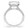 Stilla ring, Square cut, White, Silver-tone finish - Swarovski, 5709904