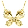Idyllia pendant and brooch, Mixed cuts, Pavé, Butterfly, Multicolored, Gold-tone plated - Swarovski, 5709951