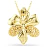 Idyllia pendant and brooch, Mixed cuts, Pavé, Flower, Multicolored, Gold-tone plated - Swarovski, 5709952