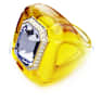 Dulcis 個性戒指, 枕形切割，密鑲, 黃色 - Swarovski, 5709975