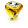 Dulcis 個性戒指, 枕形切割，密鑲, 黃色 - Swarovski, 5709975