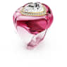 Δαχτυλίδι κοκτέιλ Dulcis, Κοπή Heart, Pavé, Καρδιά, Ροζ - Swarovski, 5709992