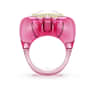 Δαχτυλίδι κοκτέιλ Dulcis, Κοπή Heart, Pavé, Καρδιά, Ροζ - Swarovski, 5709992