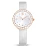 Montre Matrix Tennis, Fabriqué en Suisse, Bracelet en cuir, Gris, Finition or rose - Swarovski, 5710105