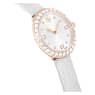 Montre Matrix Tennis, Fabriqué en Suisse, Bracelet en cuir, Gris, Finition or rose - Swarovski, 5710105