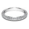 Eternity band ring, Lab-grown diamonds 0.75 ct tw, Round shape, 14K white gold - Swarovski, 5710552