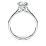 Eternity solitaire ring, Laboratory grown diamonds 2 ct tw, Round shape, 14K white gold - Swarovski, 5710860