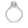 Eternity solitaire ring, Lab-grown diamonds 3 ct tw, Pear shape, 14K white gold - Swarovski, 5710871