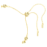 Imber bracelet, Crystal pearl, Heart cut, Heart, Pink, Gold-tone plated - Swarovski, 5711344