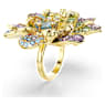 Bague Idyllia, Tailles variées, Pavé, Fleur, Multicolore, Placage de ton or - Swarovski, 5713612