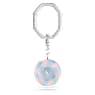 Dulcis key ring, Round cut, Multicolored, Rhodium plated - Swarovski, 5713885
