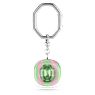 Dulcis key ring, Octagon cut, Multicolored, Rhodium plated - Swarovski, 5713886