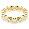 Imber Ring, Rundschliff, Weiß, Goldlegierungsschicht - Swarovski, 5714310