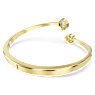 Imber bangle, Mixed cuts, White, Gold-tone plated - Swarovski, 5714314