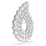 Matrix เข็มกลัด, เจียระไนทรงกลม, ขาว, เคลือบโรเดียม - Swarovski, 5714648