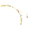 Gema Tennis necklace, Mixed cuts, Multicolored, Gold-tone plated - Swarovski, 5714836