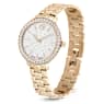 Klocka, Tillverkad i Schweiz, Metallarmband, Guldfärgad, Champagnefärgad guldfinish - Swarovski, 5715026