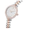 Watch, Swiss Made, Metal bracelet, Silver tone, Rose gold-tone finish - Swarovski, 5715028