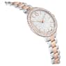 Watch, Swiss Made, Metal bracelet, Silver tone, Rose gold-tone finish - Swarovski, 5715028