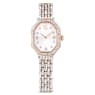Dextera Octagon watch, Swiss Made, Metal bracelet, Silver tone, Rose gold-tone finish - Swarovski, 5715521
