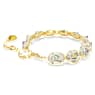 Chroma Tennisブレスレット, オクタゴンカット, マルチカラー, ゴールドトーン・プレーティング - Swarovski, 5715800