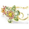 Idyllia bracelet, Mixed cuts, Flower, Multicolored, Gold-tone plated - Swarovski, 5717156