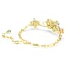 Idyllia bracelet, Mixed cuts, Flower, Multicolored, Gold-tone plated - Swarovski, 5717156