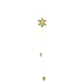 Idyllia Y pendant, Mixed cuts, Flower, Multicolored, Gold-tone plated - Swarovski, 5717158