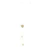Idyllia Y pendant, Mixed cuts, Flower, Multicolored, Gold-tone plated - Swarovski, 5717158