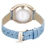 Imber ウォッチ, スイス製, レザーストラップ, ブルー, シャンパンゴールドトーン仕上げ - Swarovski, 5717539
