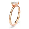 Attract Yüzük, Kare kesim, Beyaz, Pembe altın rengi kaplama - Swarovski, 5717551