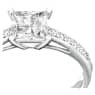Attract ring, Pavé, Wit, Rodium toplaag - Swarovski, 5717556
