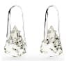 Lunar drop earrings, Gray, Rhodium plated - Swarovski, 5717564