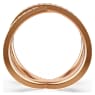 Delta ring, Ronde slijpvorm, Wit, Roségoudkleurige toplaag - Swarovski, 5717566