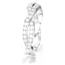 Infinity Yüzük, Yuvarlak kesim, Beyaz, Rodyum kaplama - Swarovski, 5717569