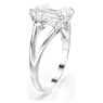 Stilla ring, Octagon cut, White, Silver-tone finish - Swarovski, 5717879