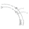 Collier multi rangs Millenia, Tailles variées, Blanc, Métal rhodié - Swarovski, 5717913