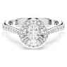 Bague Una Angelic, Taille ronde, Blanche, Finition argentée - Swarovski, 5717930