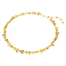 Gema Tennis nyaklánc, Vegyes metszés, Sárga, Aranytónusú bevonattal - Swarovski, 5718071
