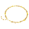 Gema Tennis necklace, Mixed cuts, Yellow, Gold-tone plated - Swarovski, 5718071